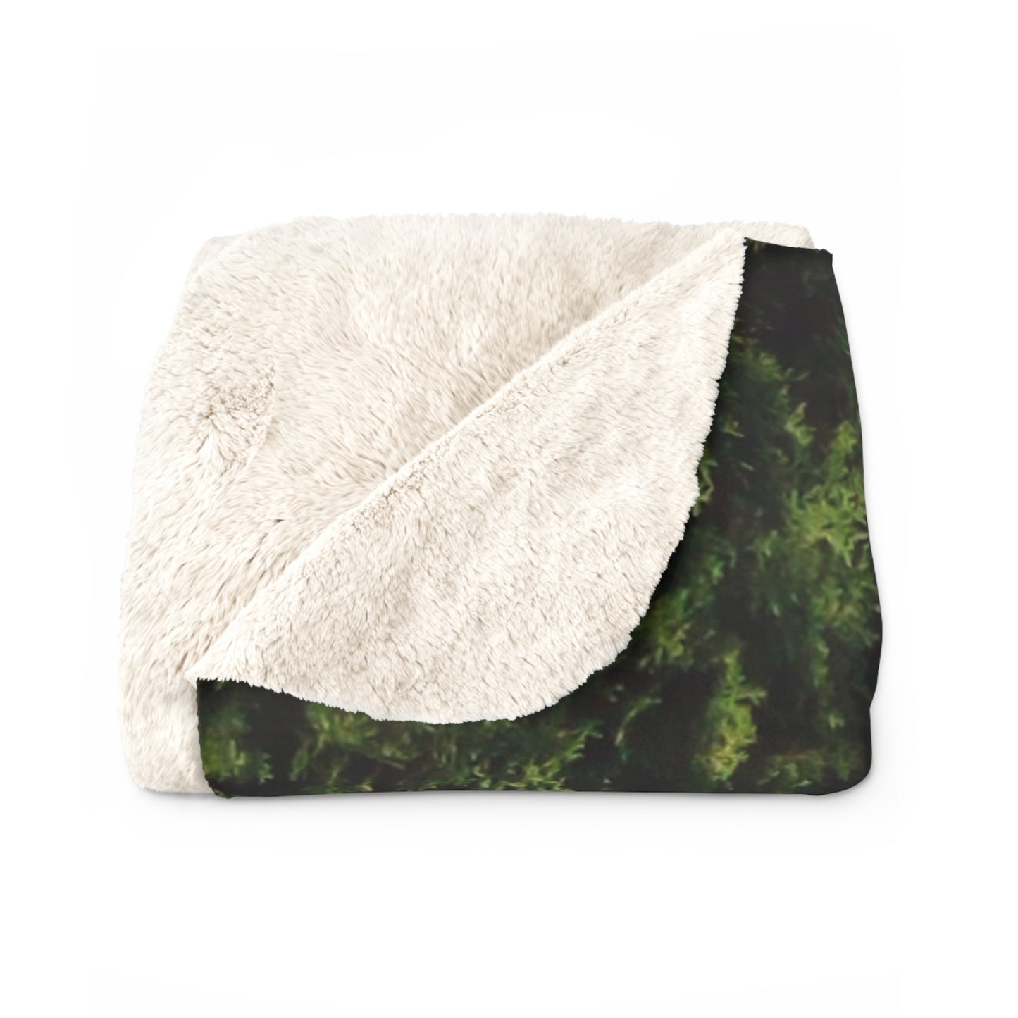 Sunny Iris Garden Sherpa Fleece Blanket
