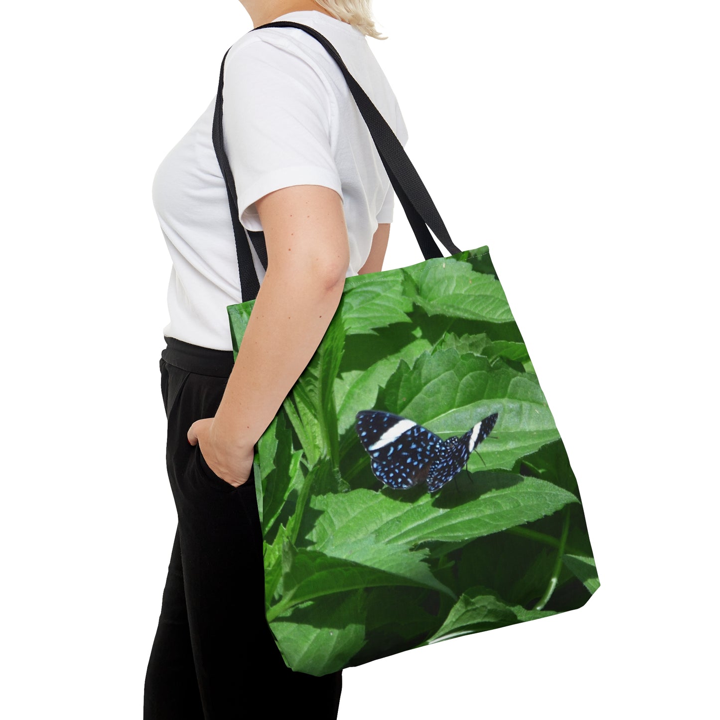 Sapphire Butterfly Tote Bag