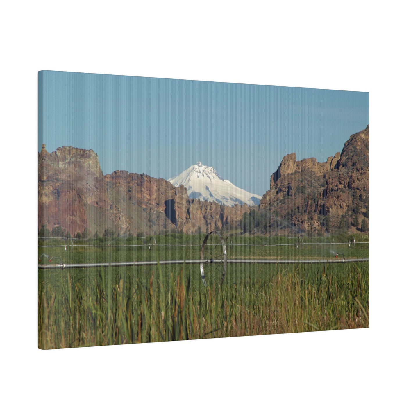 Mountain & Rocky Cliffs Matte Canvas