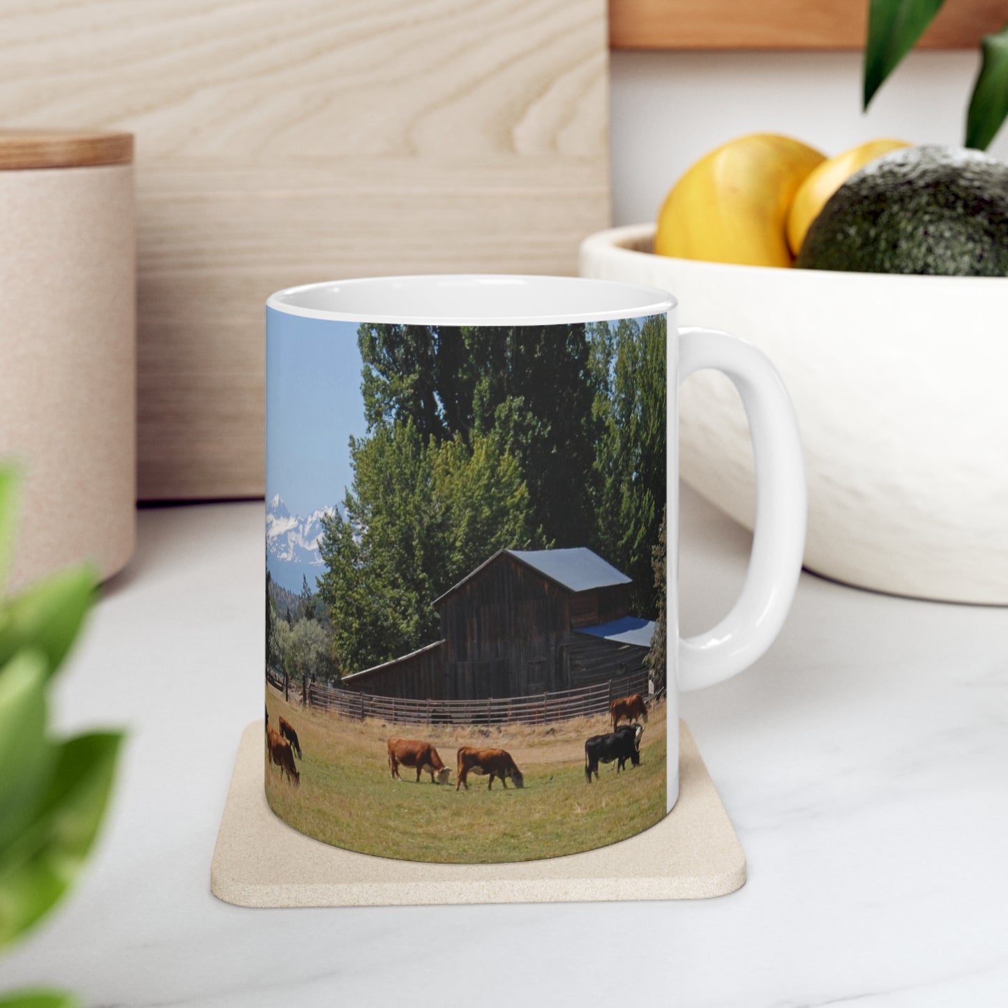 Picturesque Cattle Ceramic Mug 11oz