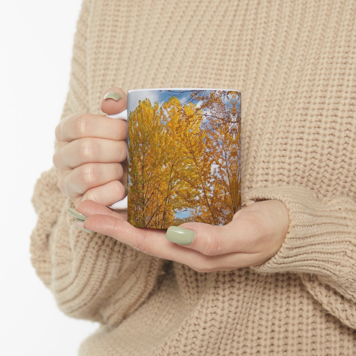 Autumn Gold Ceramic Mug 11oz