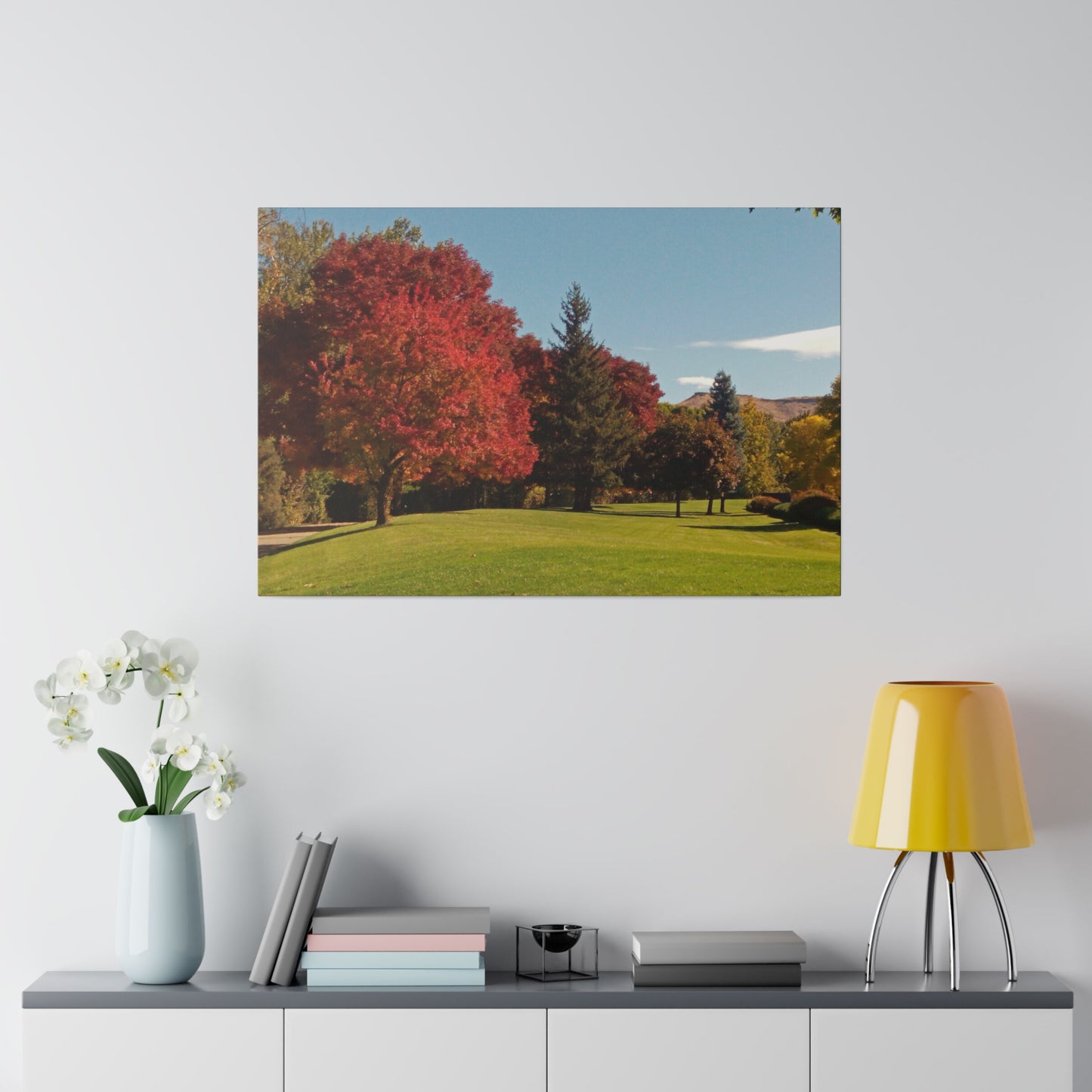Autumn Lawn Matte Canvas