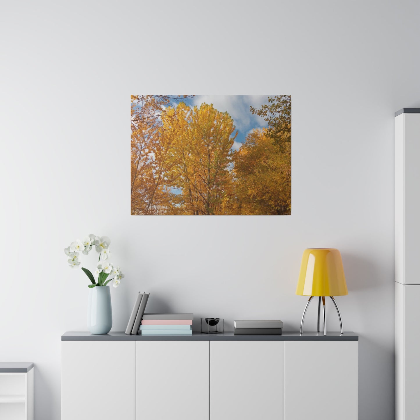 Autumn Gold Matte Canvas