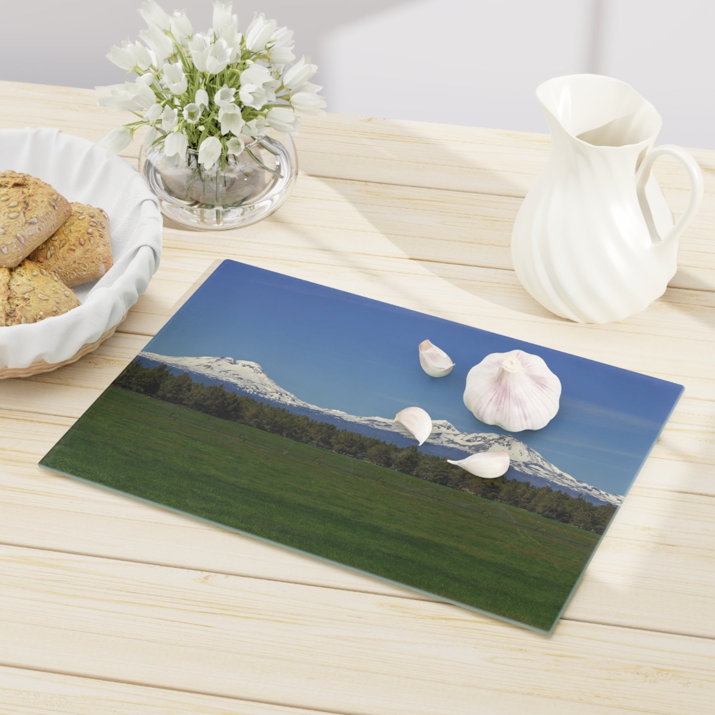 Mountain Field Cutting Board Dishwasher Safe