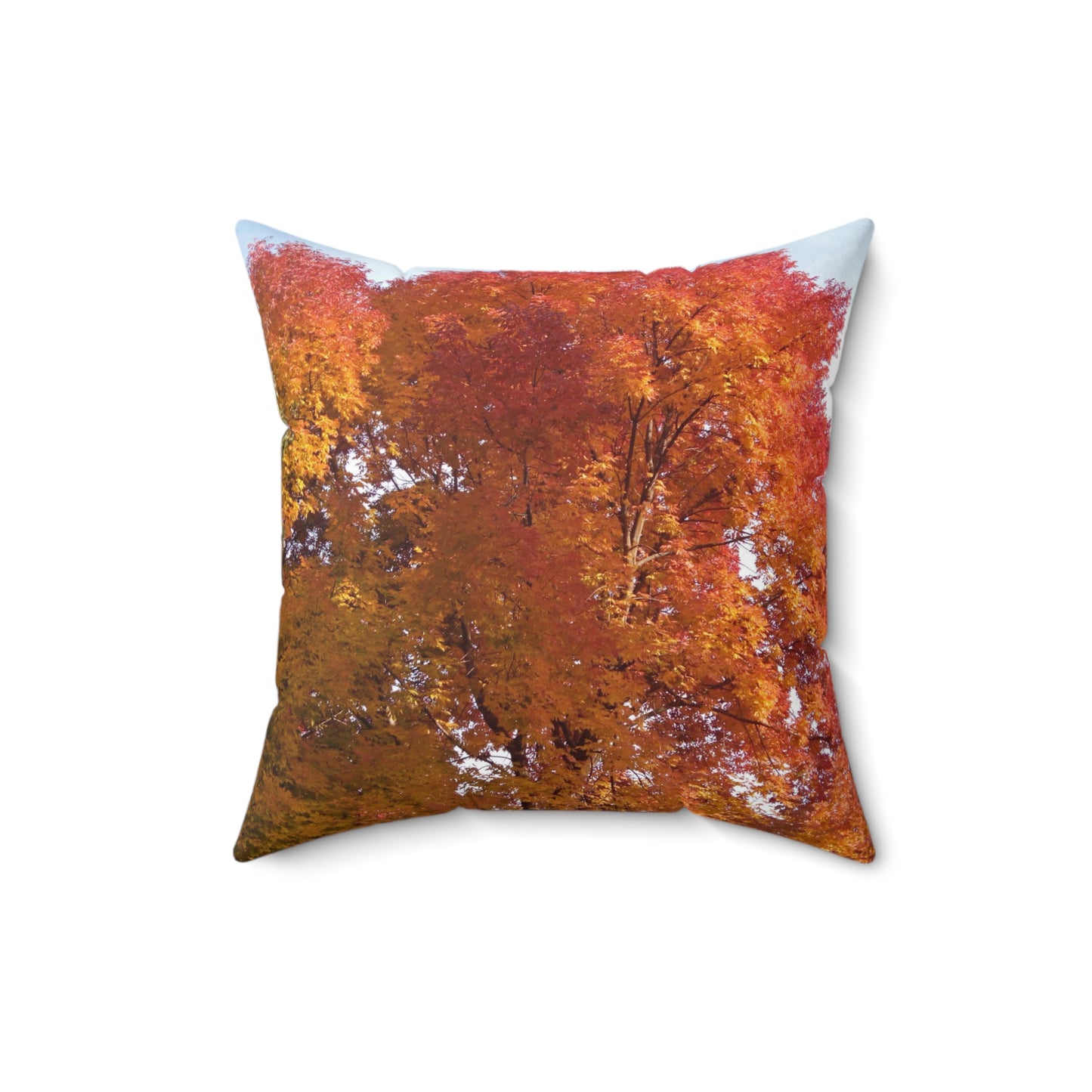 Autumn Radiance Spun Polyester Square Pillow
