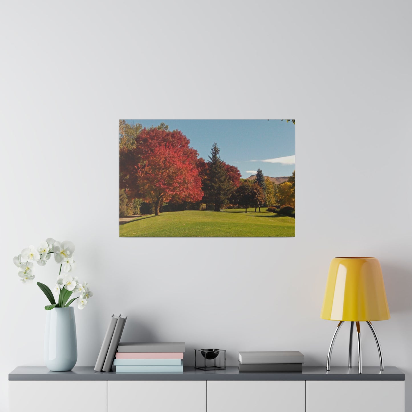 Autumn Lawn Matte Canvas