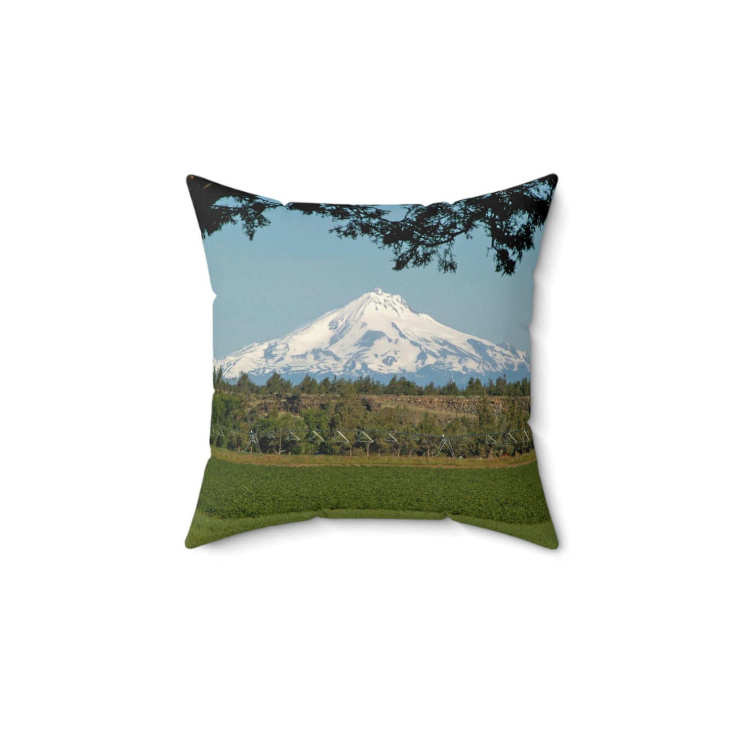 Juniper Framed Mountain Spun Polyester Square Pillow