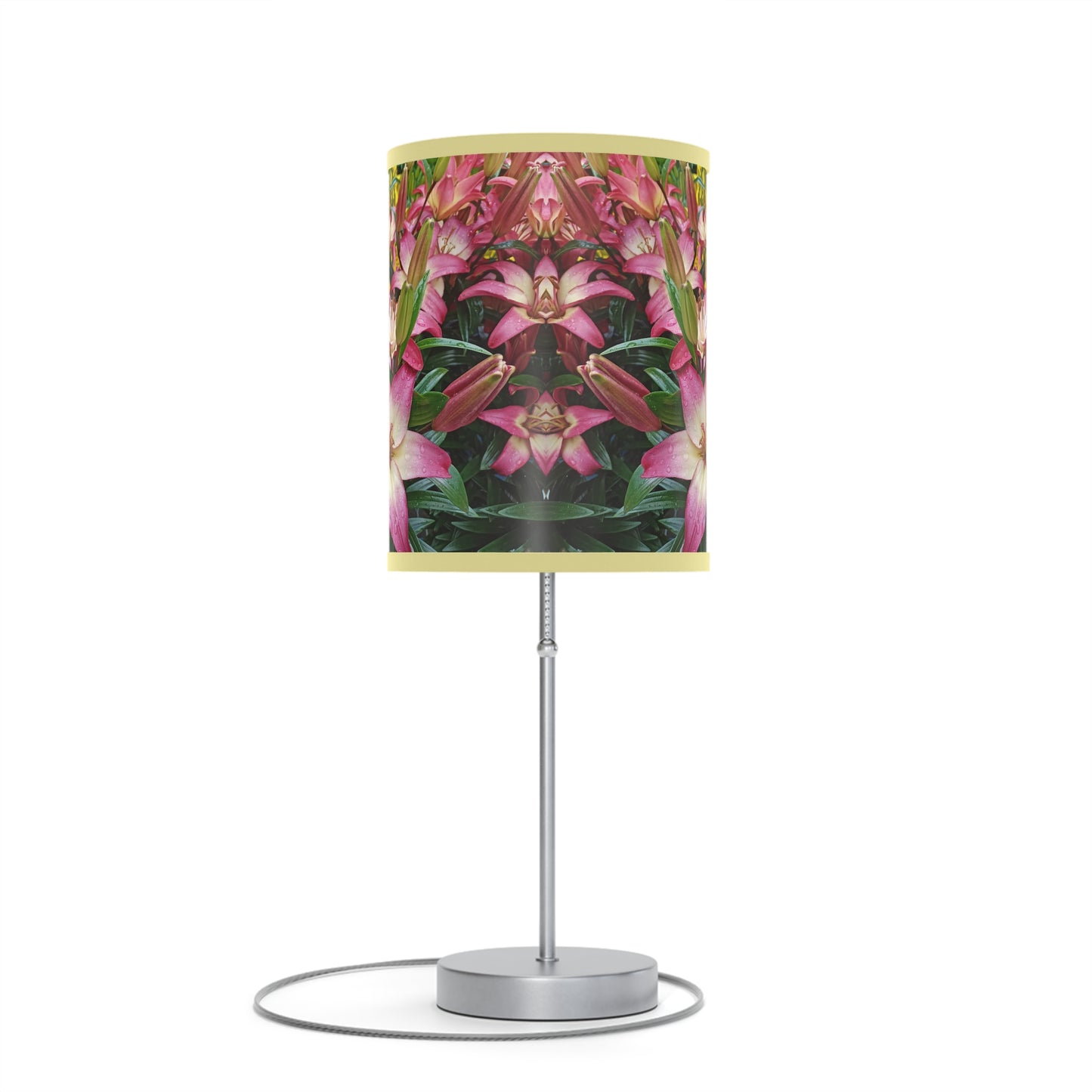 Lovely Lilies Lamp on a Stand