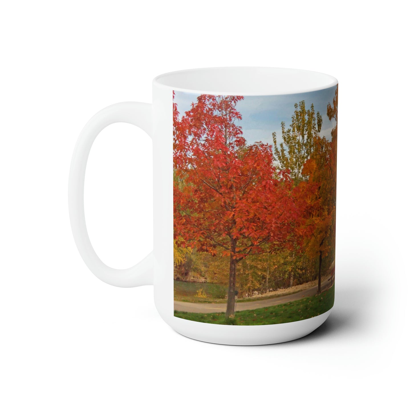 Autumn Serenity Ceramic Mug 15oz