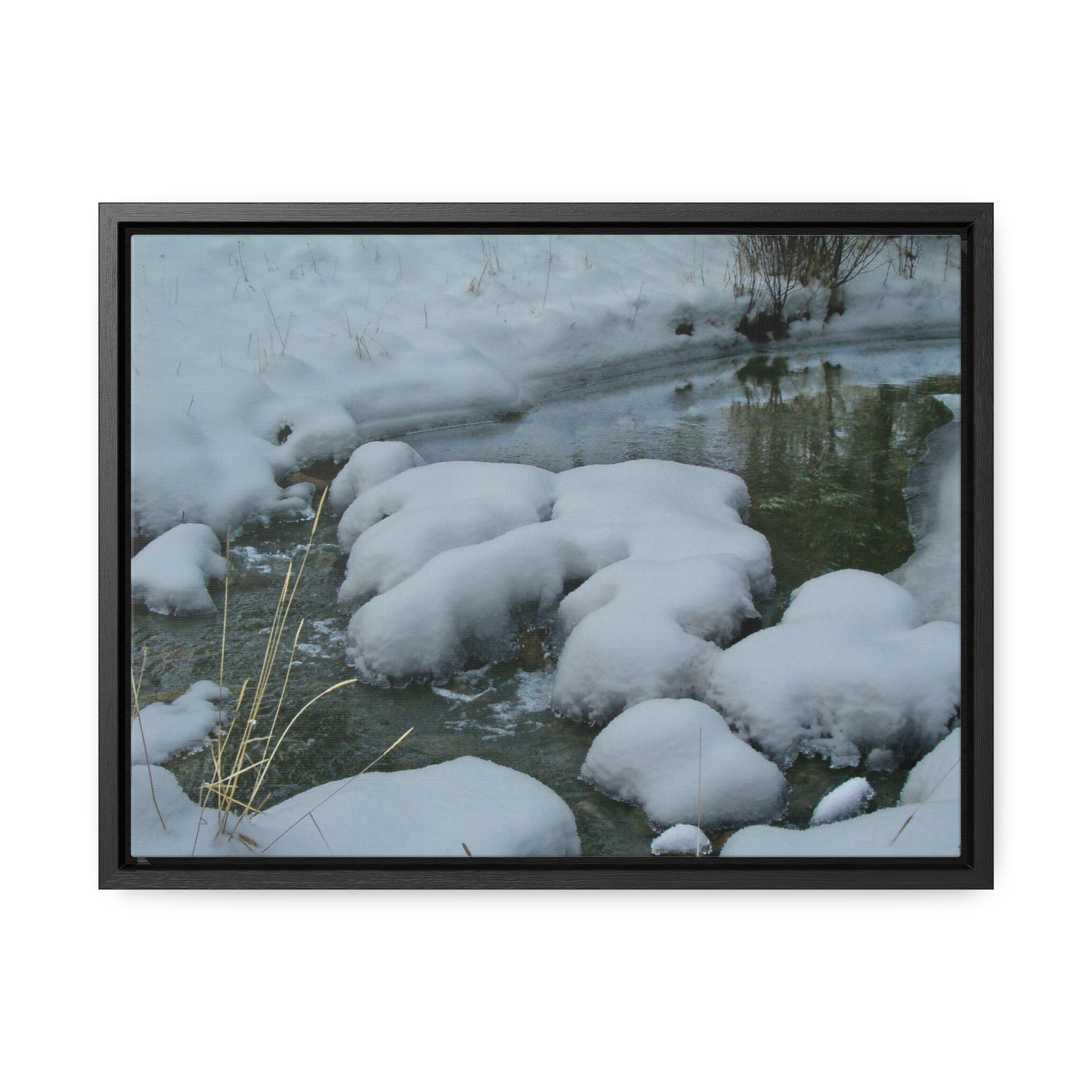 Snowy Islands Gallery Canvas Wraps Framed