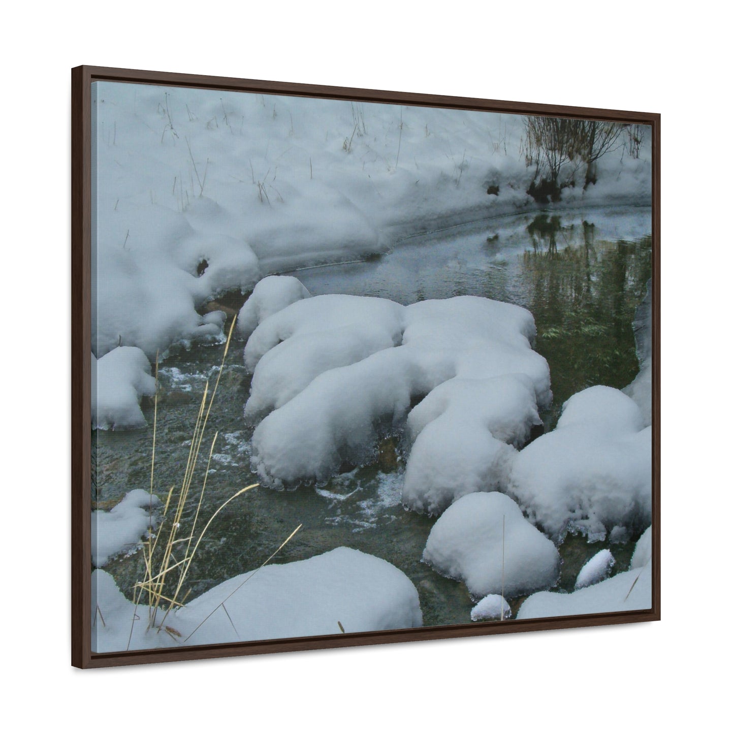 Snowy Islands Gallery Canvas Wraps Framed