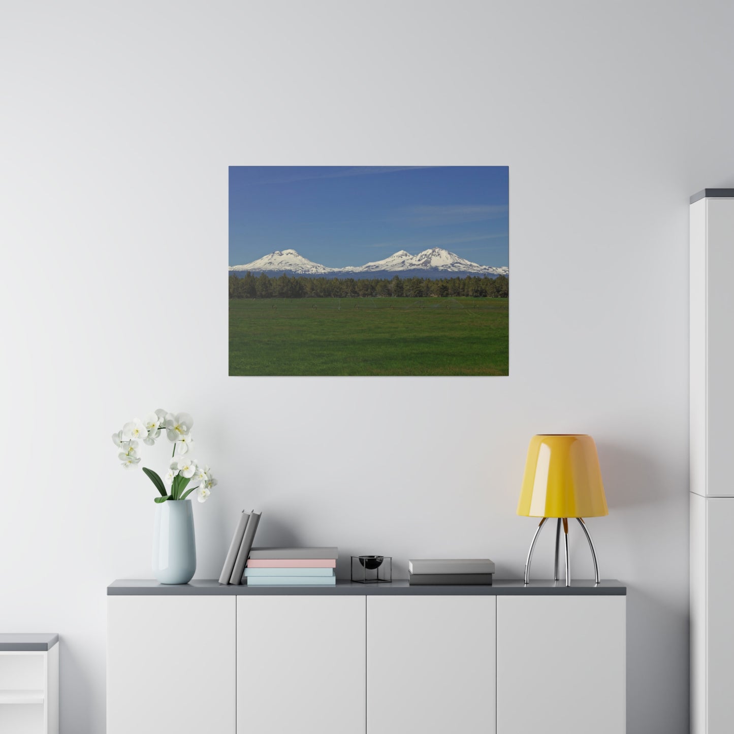 Mountain Field Matte Canvas