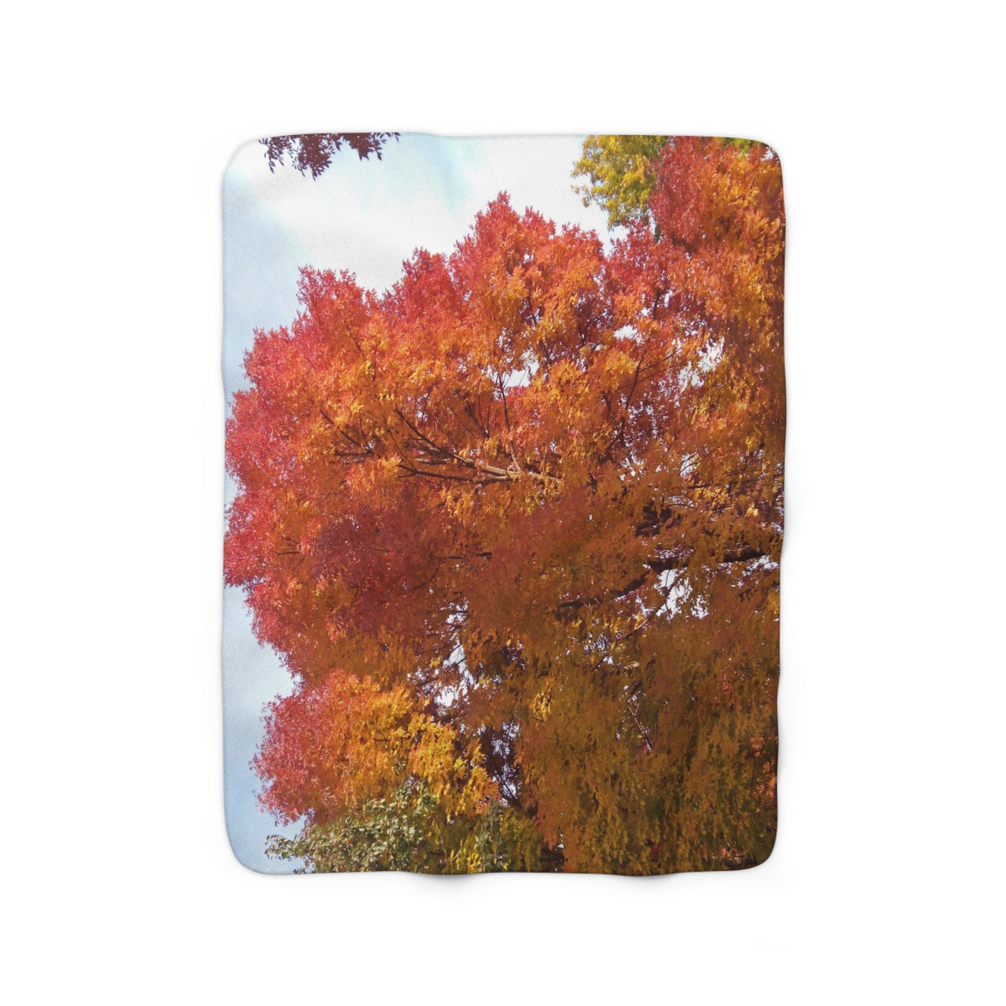 Autumn Radiance Sherpa Fleece Blanket