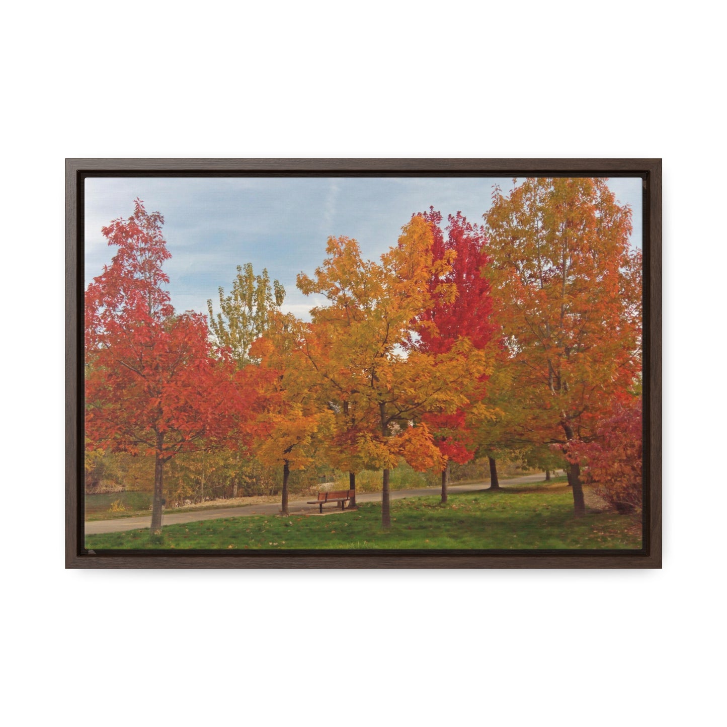 Autumn Serenity Gallery Canvas Wraps Framed