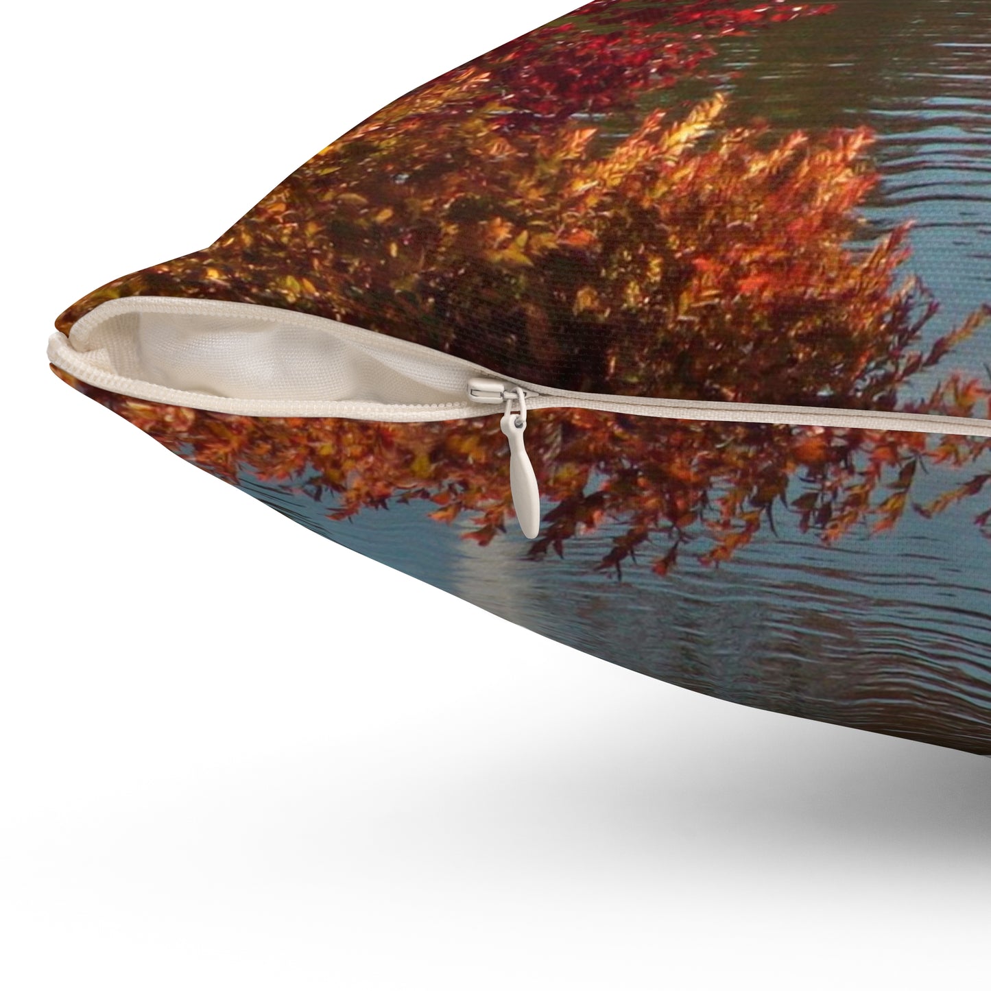 Autumn Fountain Spun Polyester Square Pillow