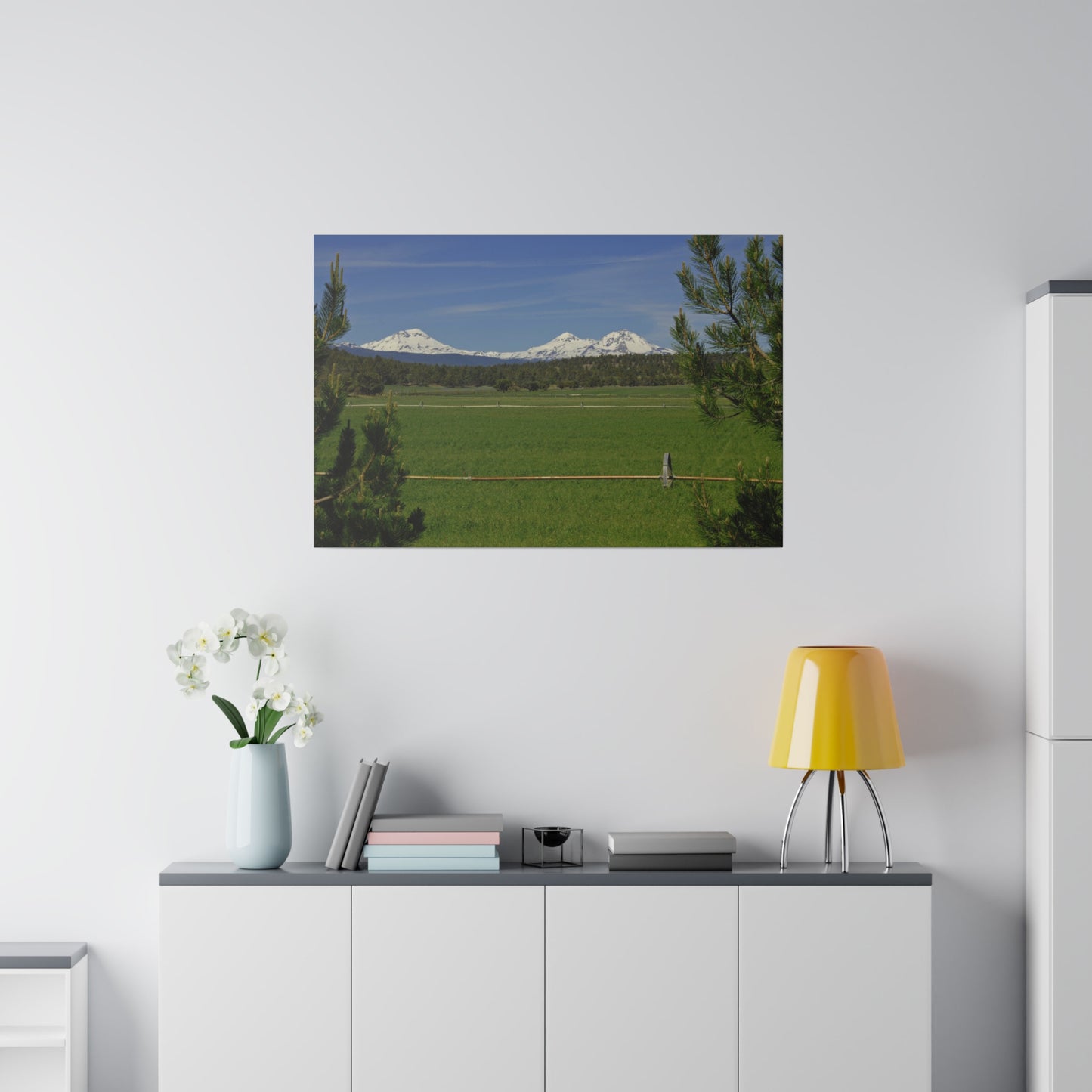 Mountain Pasture Matte Canvas