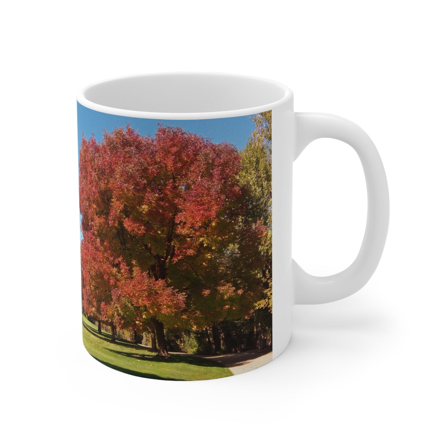 Autumn Tree Early Fall Ceramic Mug 11oz