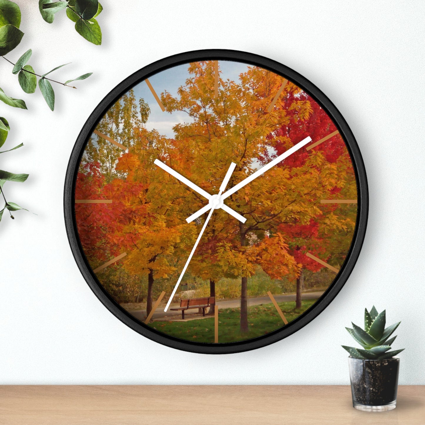 Autumn Serenity Wall Clock