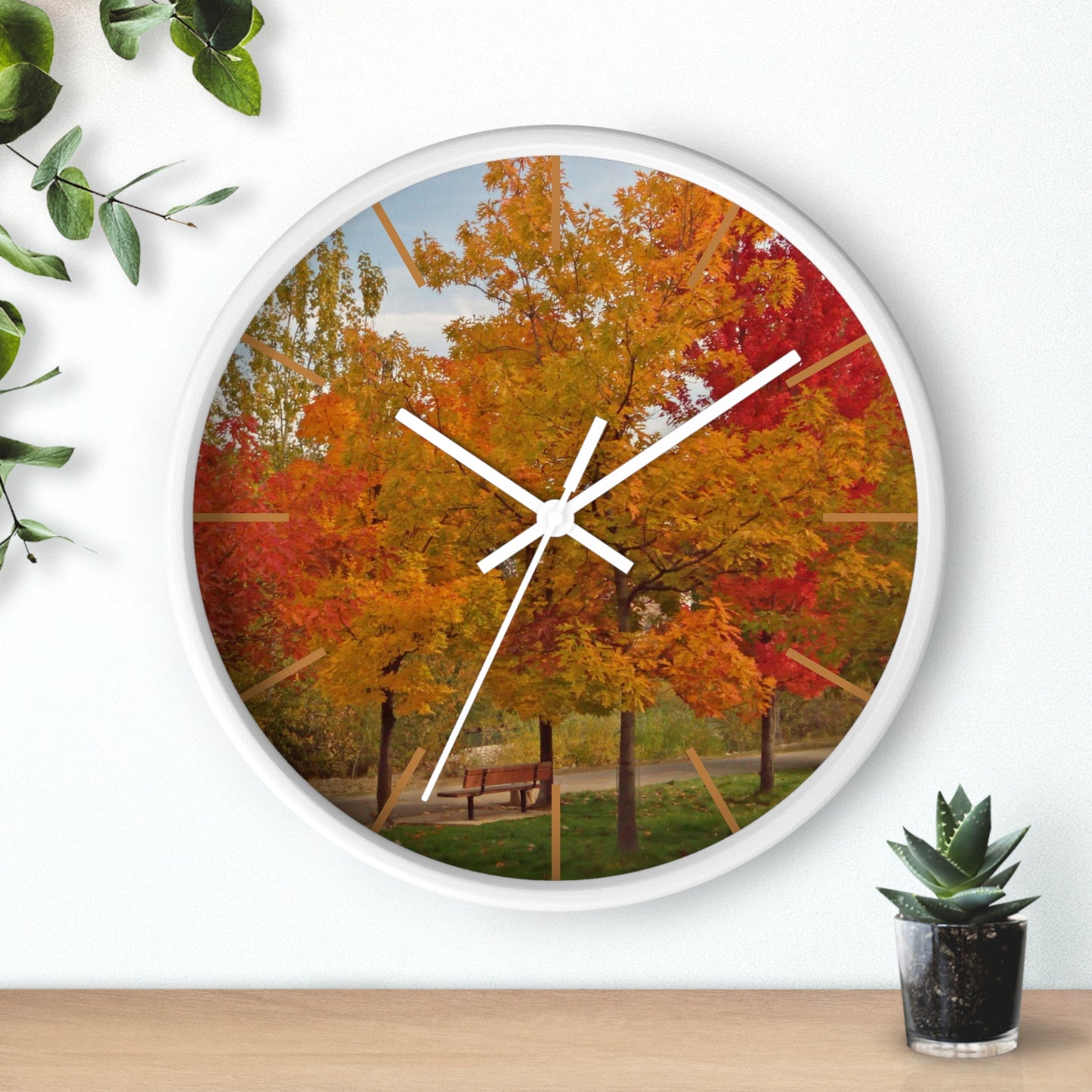 Autumn Serenity Wall Clock