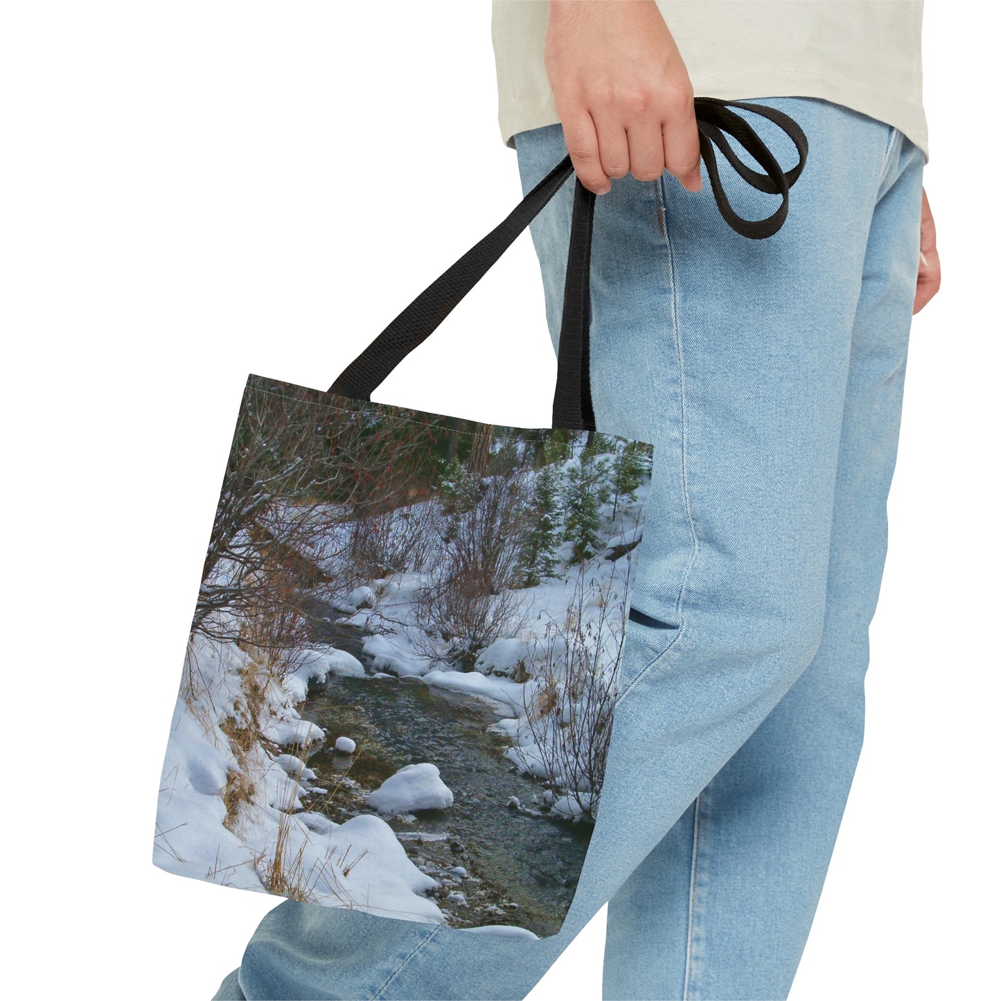 Snowy Creek Tote Bag