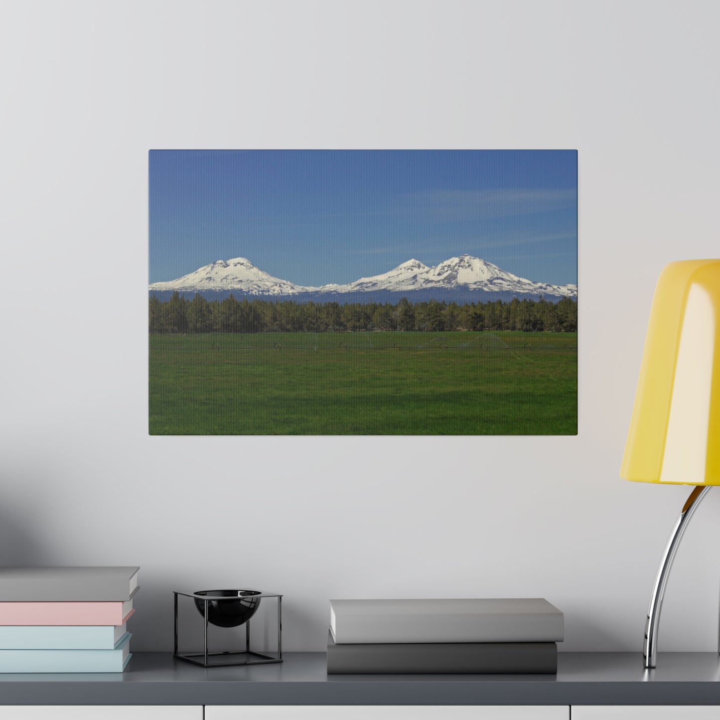 Mountain Field Matte Canvas