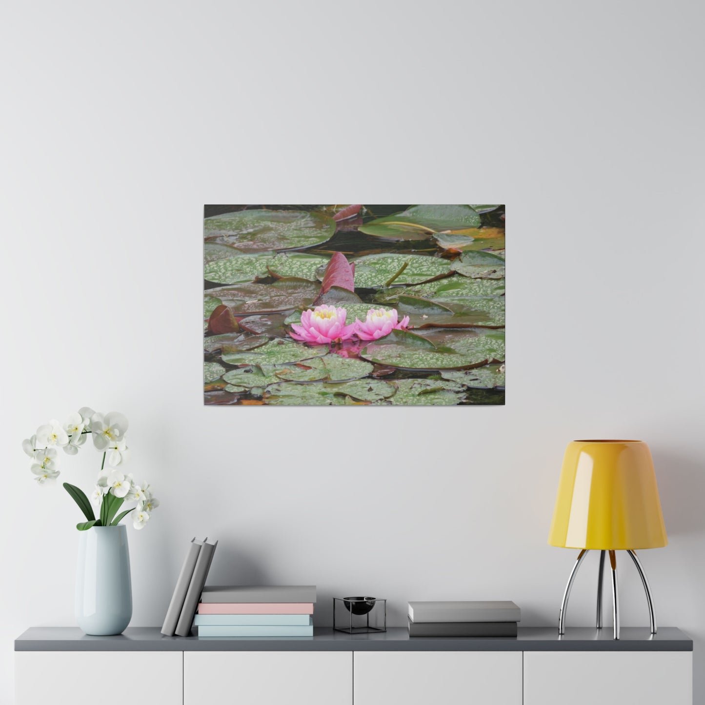 Water Lilies Matte Canvas