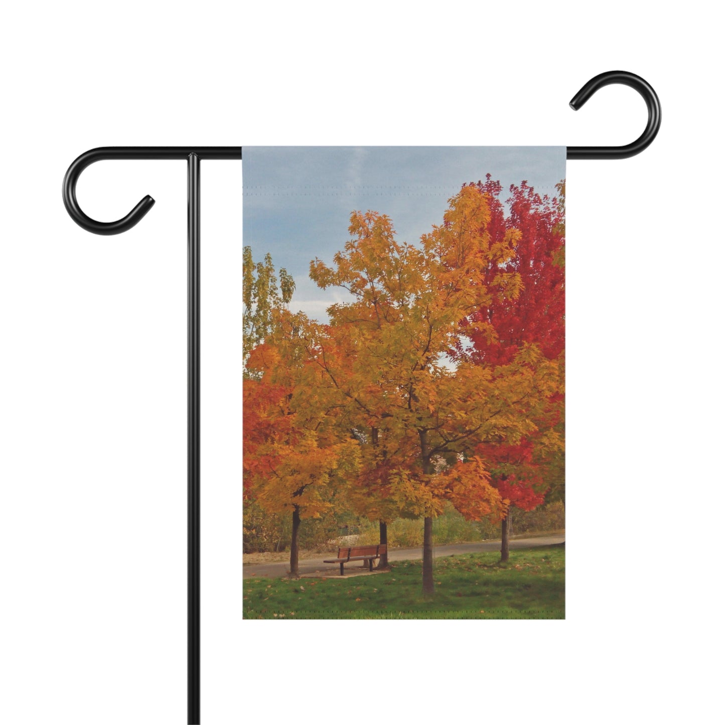 Autumn Serenity Garden & House Banner