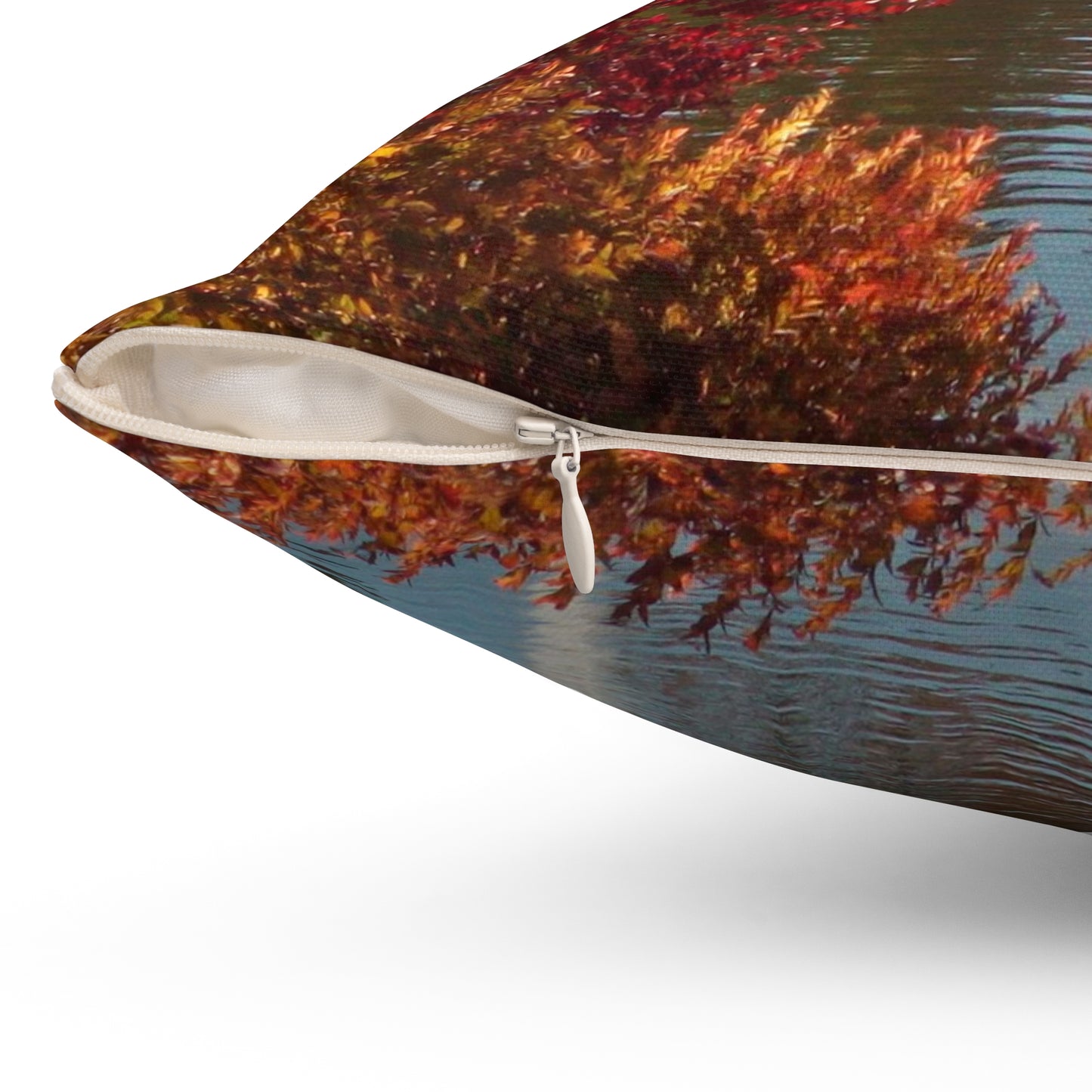 Autumn Fountain Spun Polyester Square Pillow