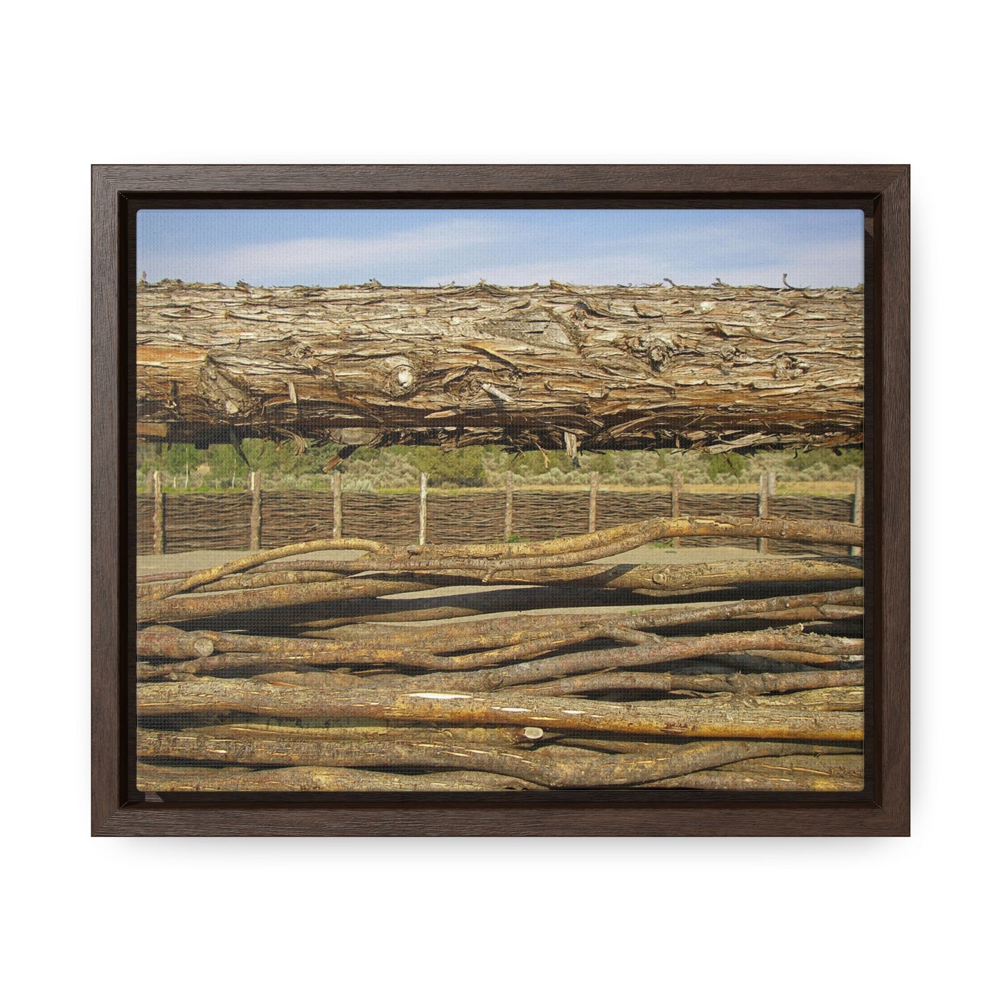 Through The Rails Gallery Canvas Wraps Framed