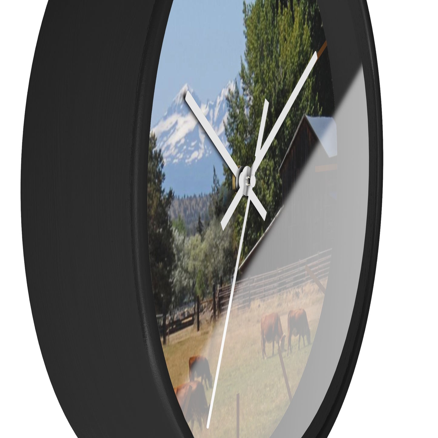 Picturesque Cattle Wall Clock