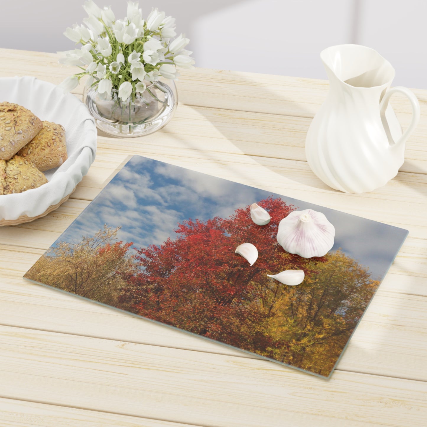 Autumn Sky Cutting Board Dishwasher Safe