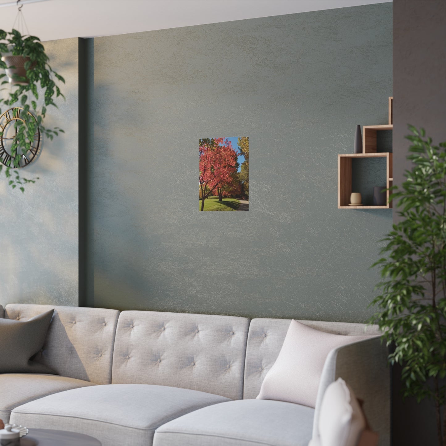 Autumn Glow Satin Posters