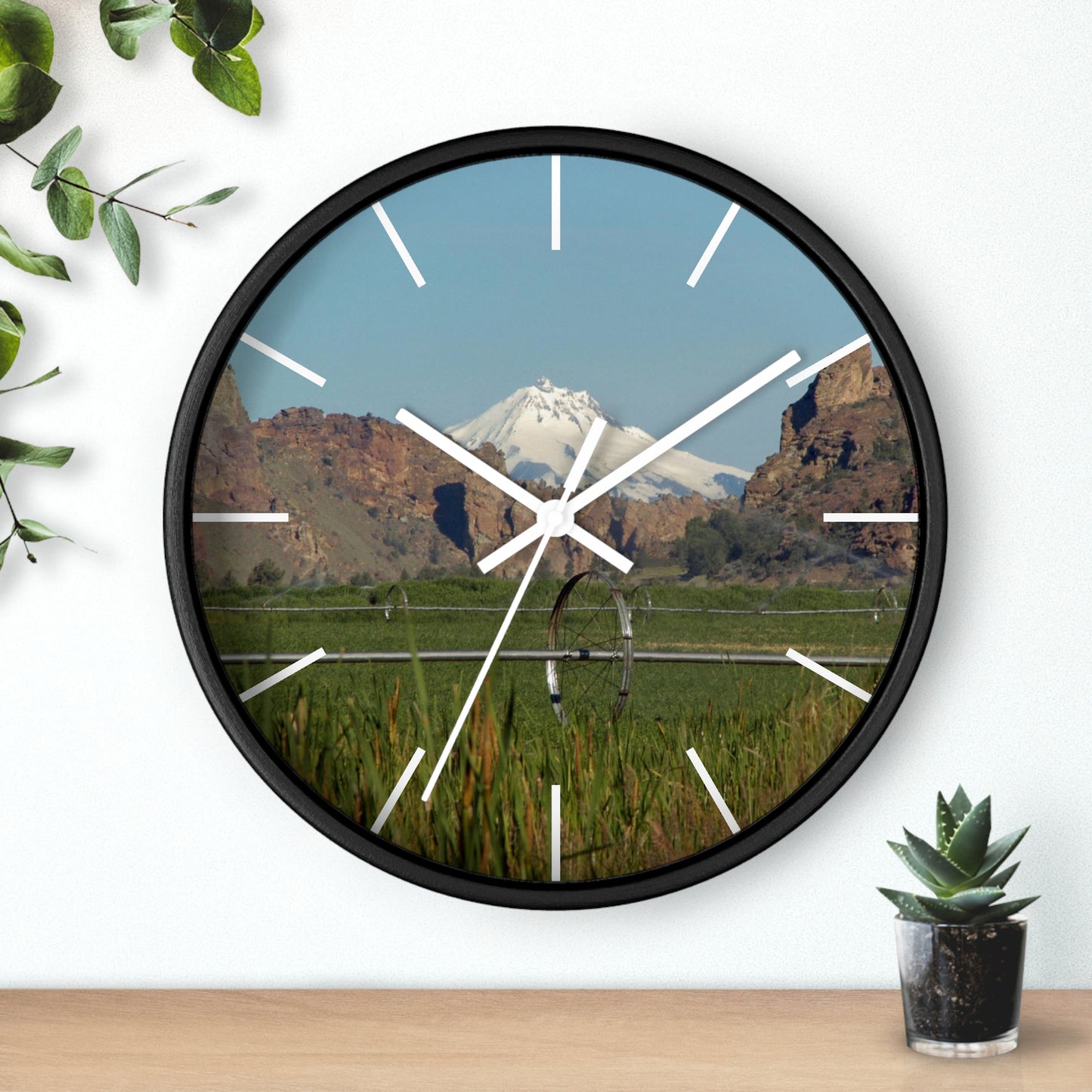 Mountain & Rocky Cliffs Wall Clock