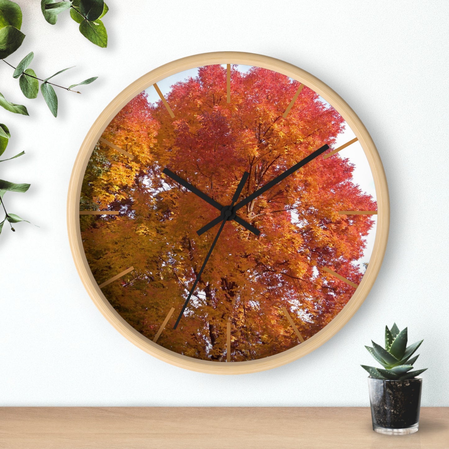 Autumn Radiance Wall Clock
