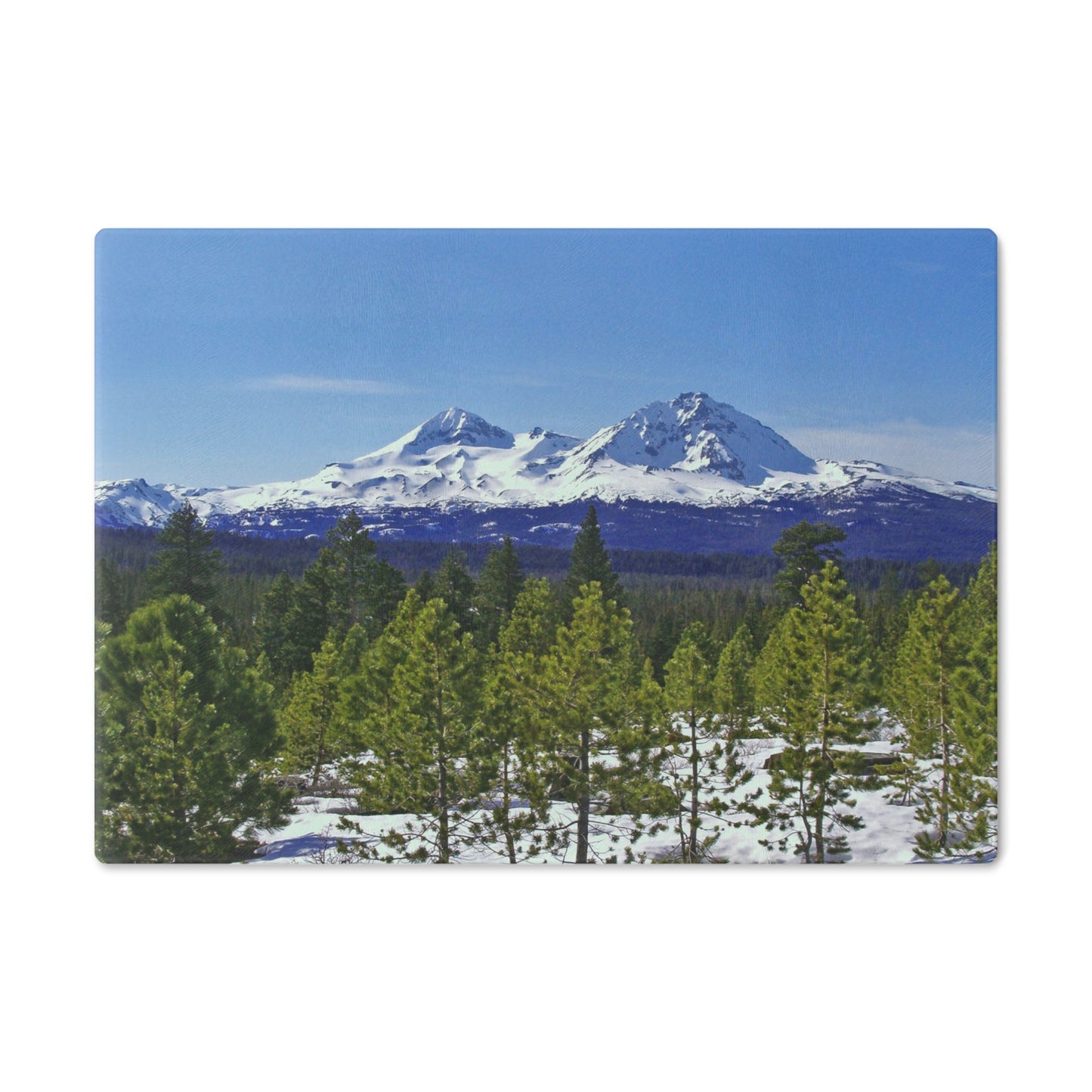 Winter Two Sisters Cutting Board Dishwasher Safe