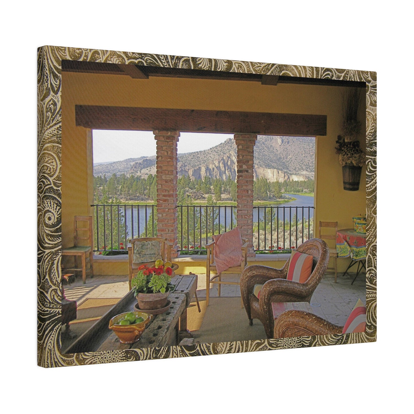 Oasis View Matte Canvas 0.75"