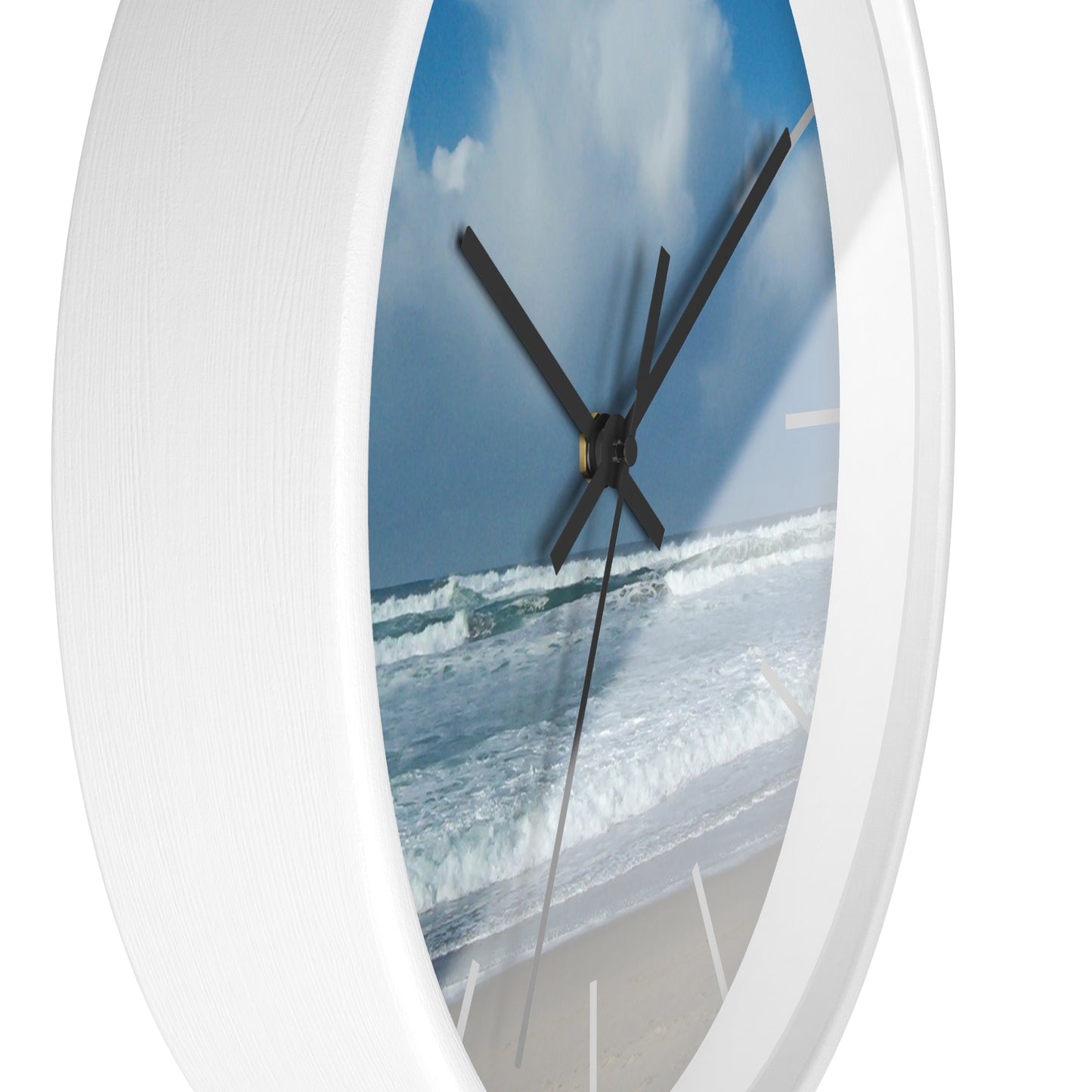 Blue Sky Beach Wall Clock