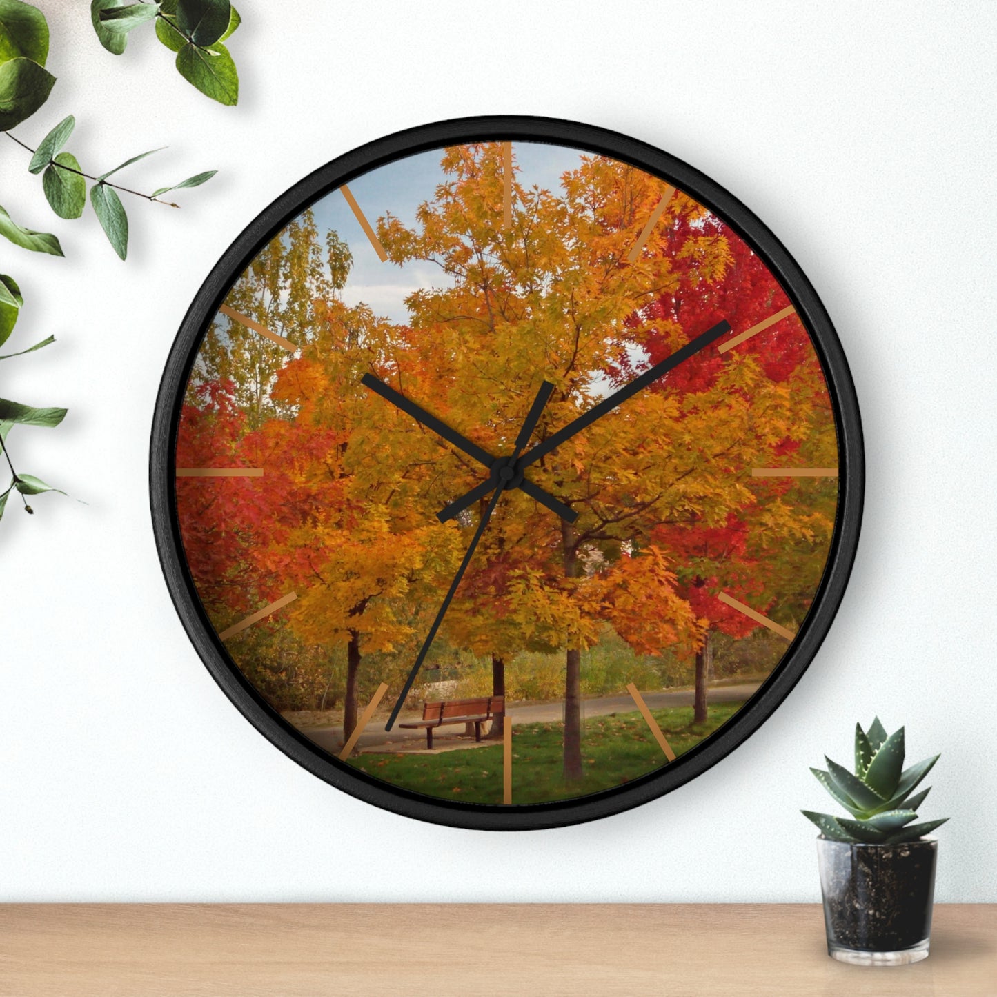 Autumn Serenity Wall Clock