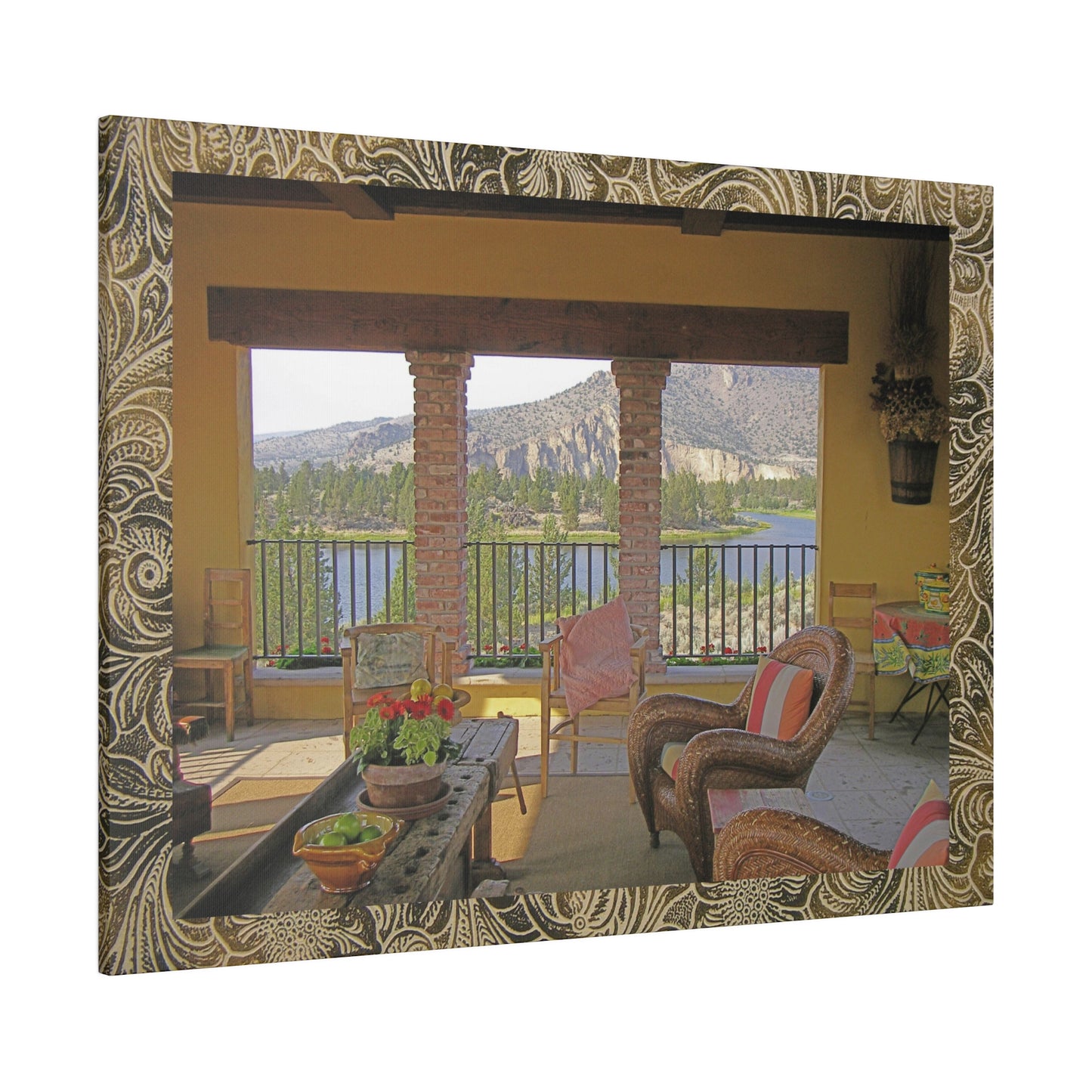 Oasis View Matte Canvas 0.75"