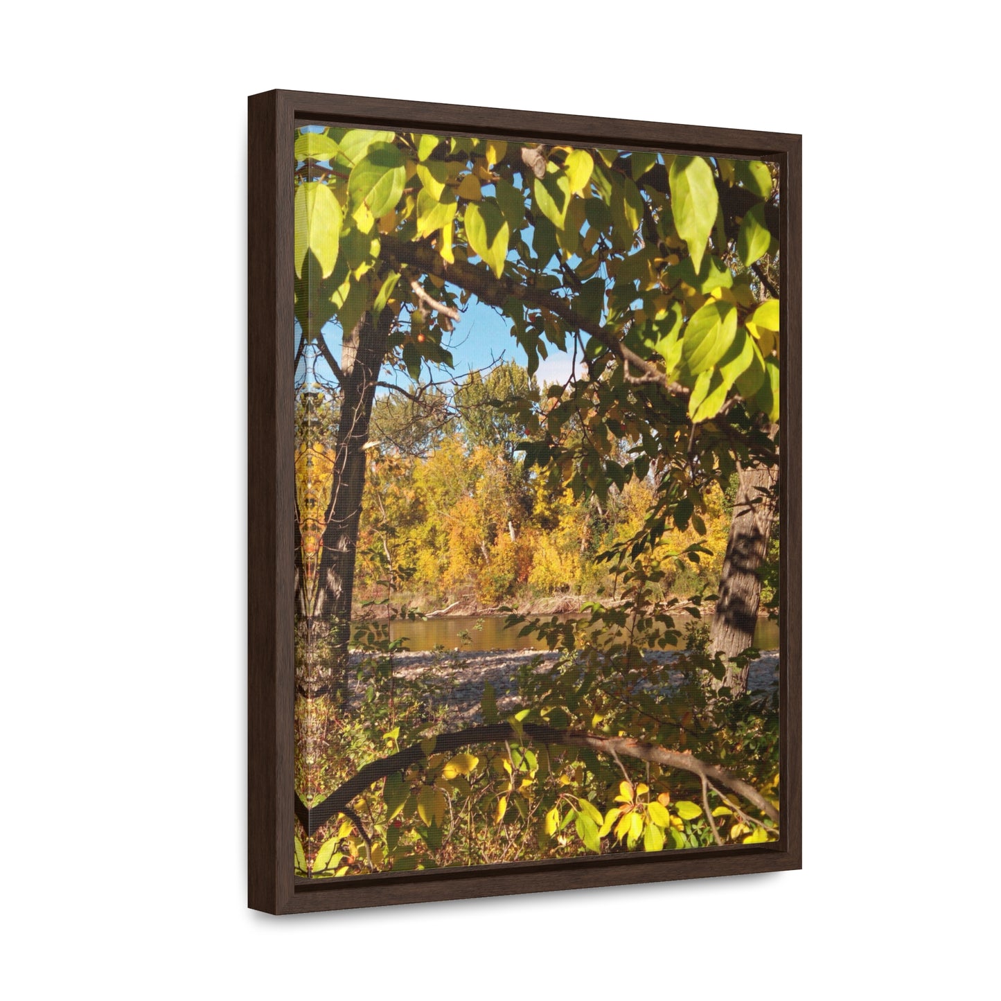 Autumn Window Gallery Canvas Wraps Framed