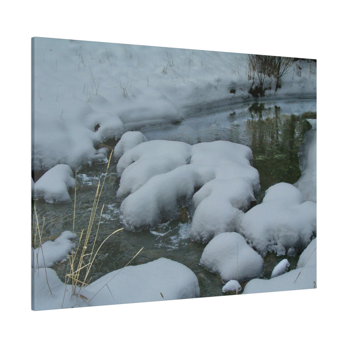 Snowy Islands Matte Canvas