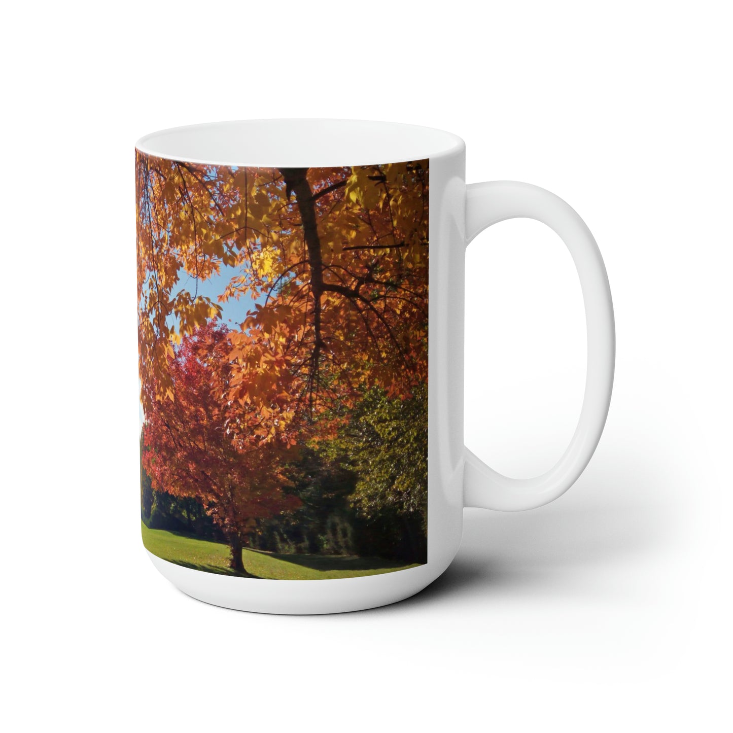 Autumn Light Ceramic Mug 15oz