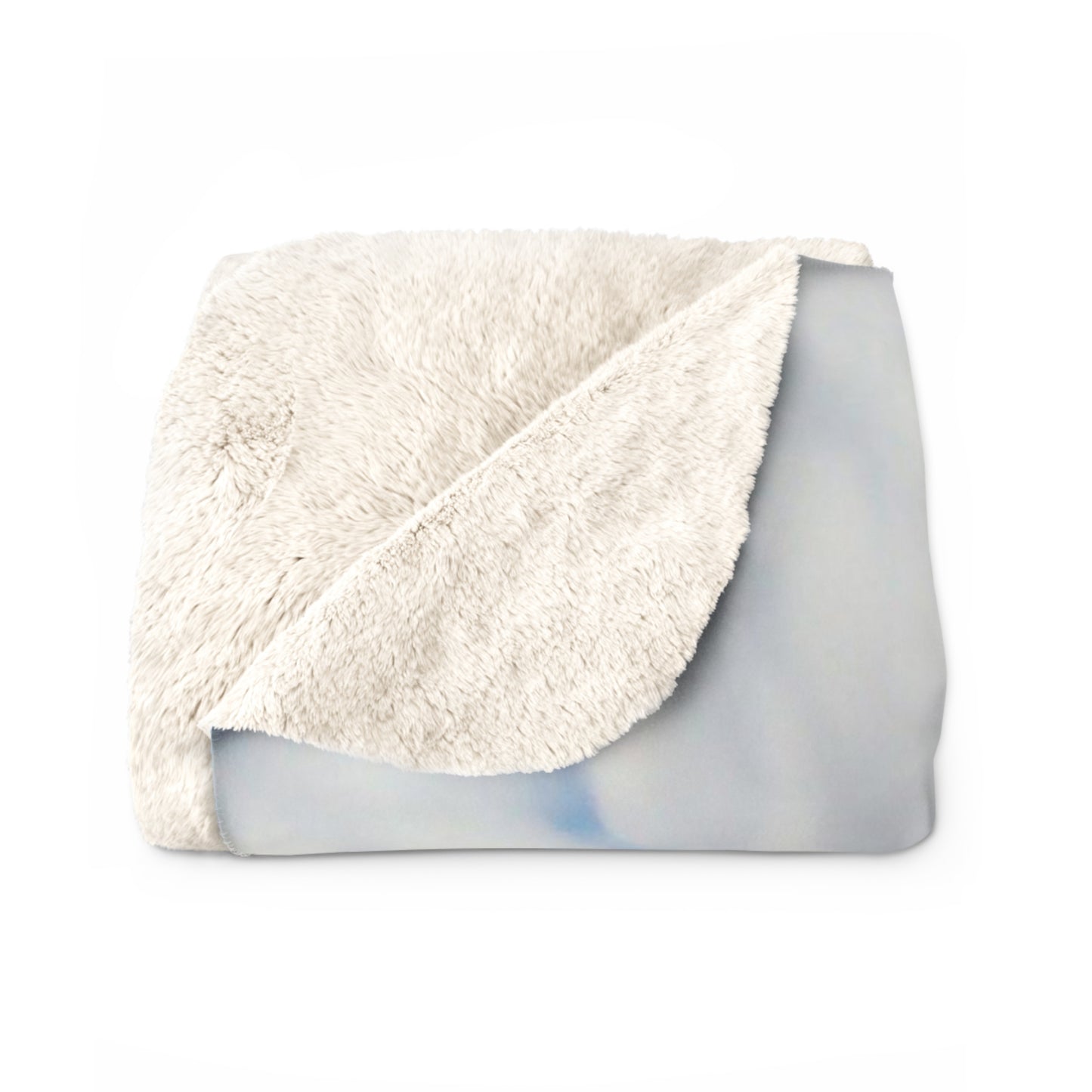 Golden Autumn Pond Sherpa Fleece Blanket