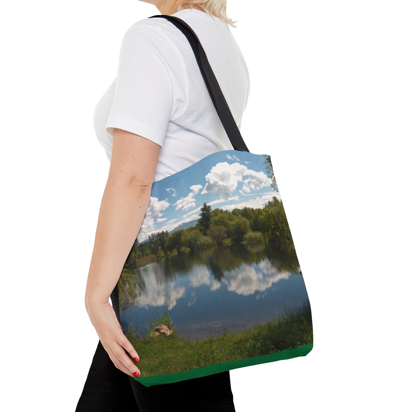 Peaceful Pond Tote Bag