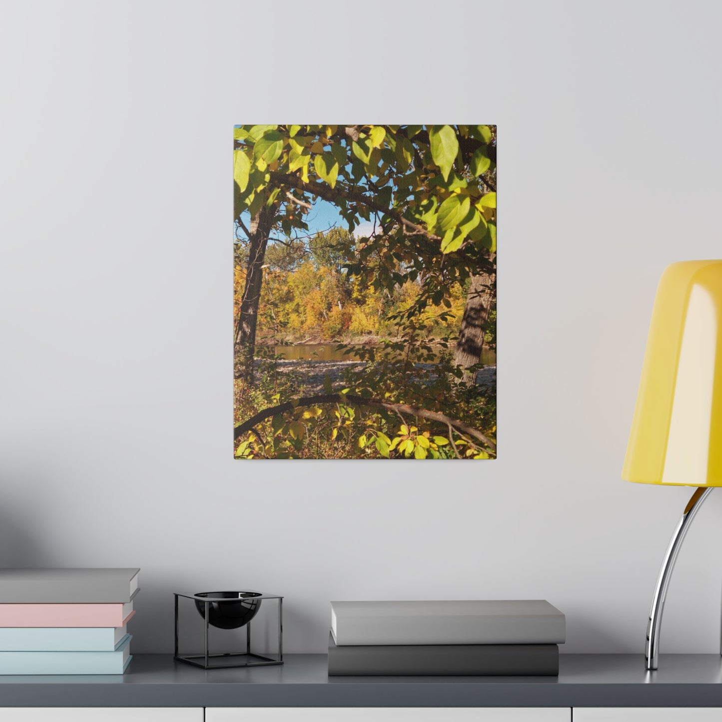 Autumn Window Matte Canvas