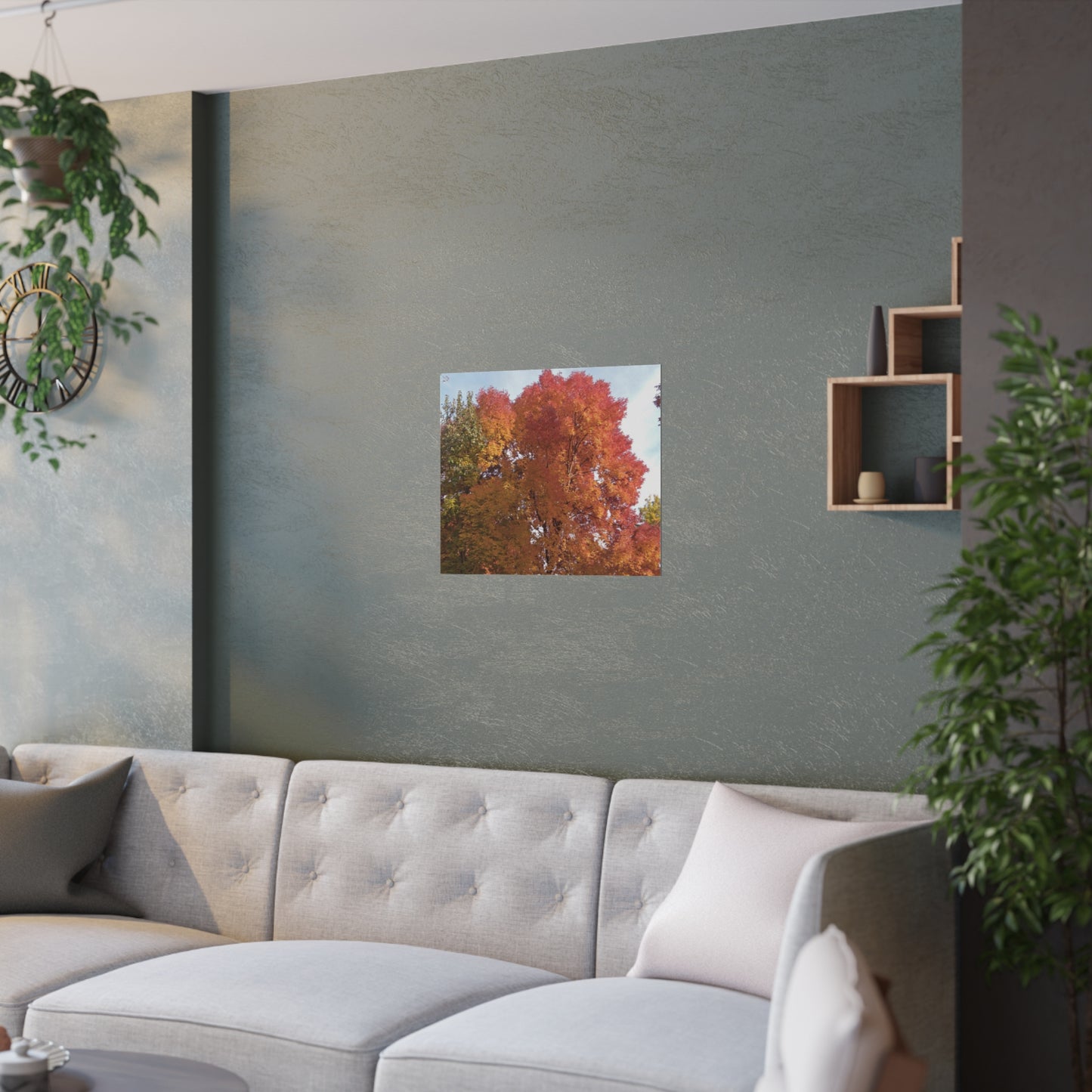 Autumn Radiance Satin Posters