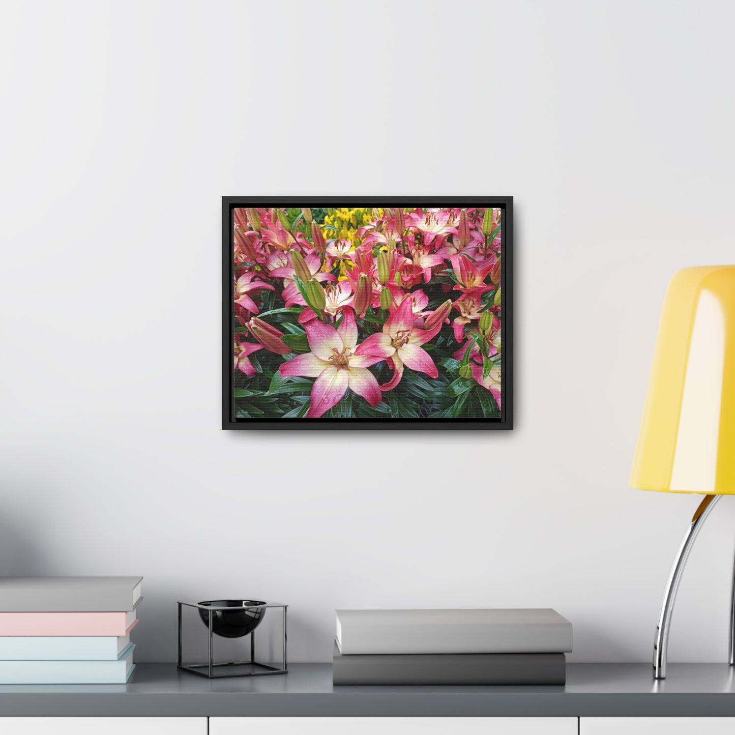 Lovely Lilies Gallery Canvas Wraps Framed