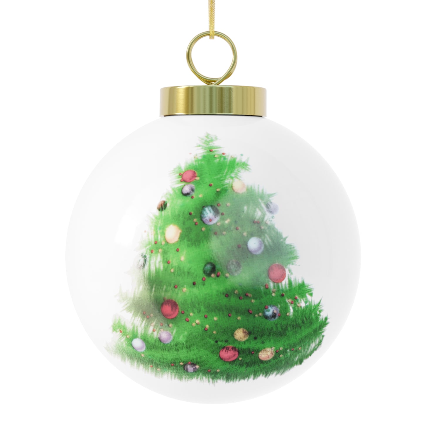 Winter South Sister Christmas Ball Ornament