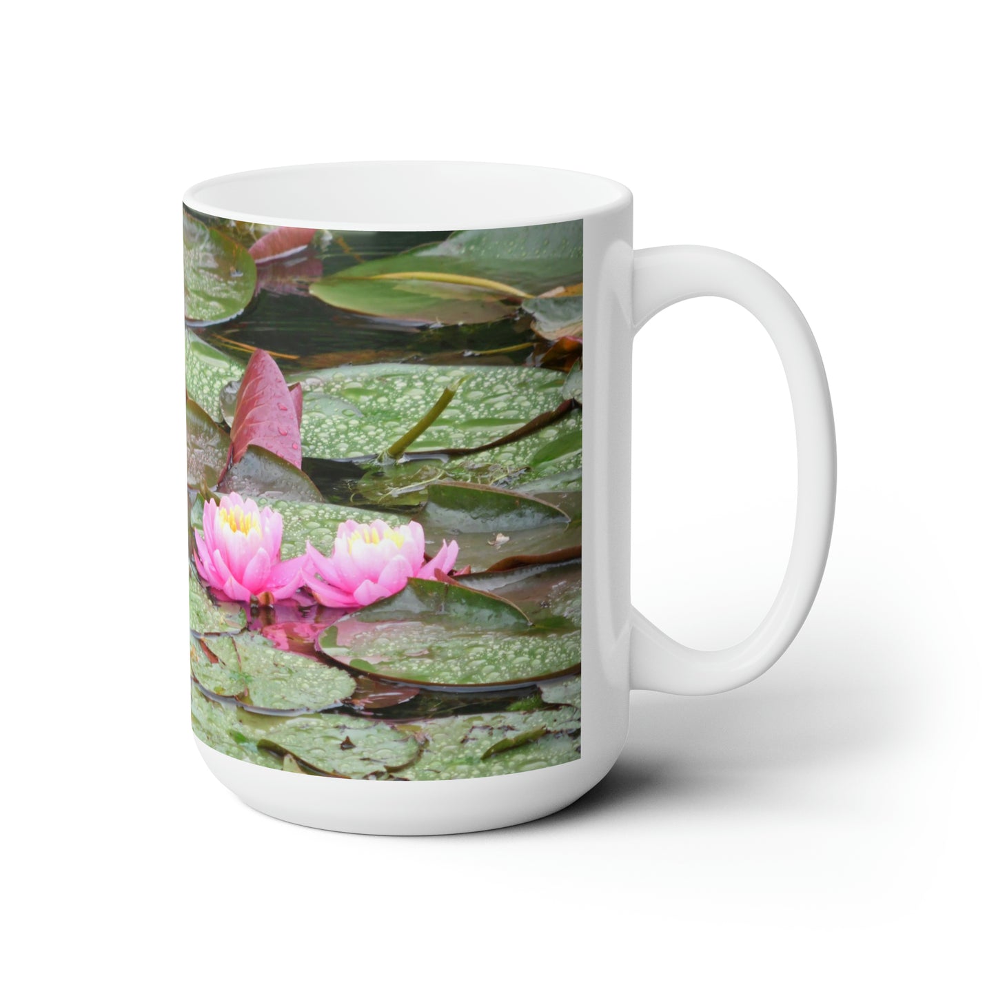 Water Lilies Ceramic Mug 15oz