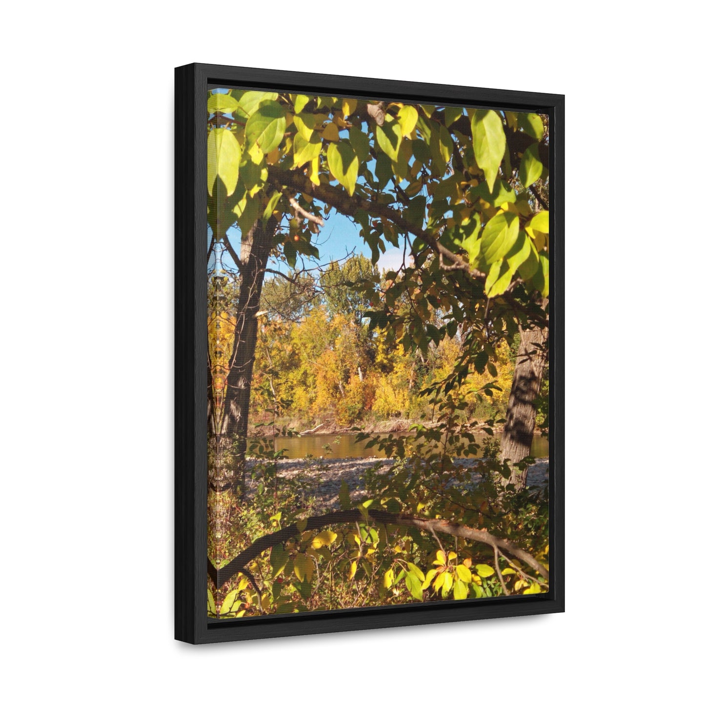 Autumn Window Gallery Canvas Wraps Framed